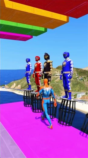 GTA 5 : Spider_Man Water Ragdolls Compilation #shorts #gta5