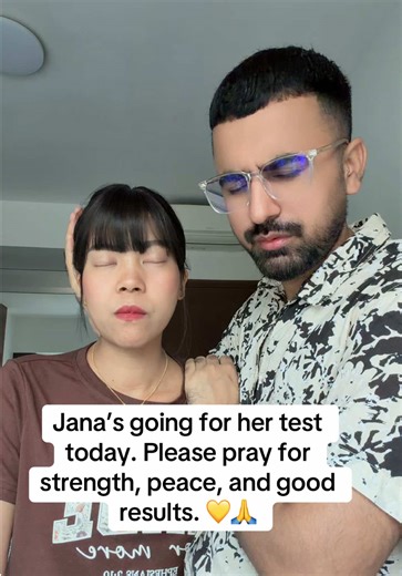 Praying for Jana's Test Results Today