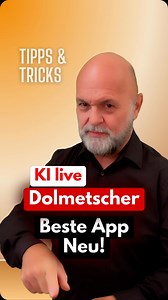 82K views · 980 reactions | Die beste live Dolmetscher-App für jedes Smartphone! #iphone #iphonetricks #iphonetipps #tipp #trick #ios #apple #iphonehacks #tutorial #dolmetscher #übersetzen #app | Gerd Leimert | Facebook