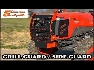Kubota L4701 Brush guard by 511 DESIGNZ! How to install. step by step install video #pineylife