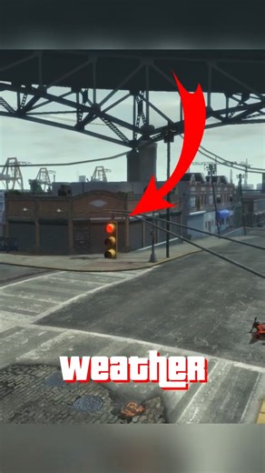 Did you know traffic lights react to weather in GTA 4? 🚦🌬️