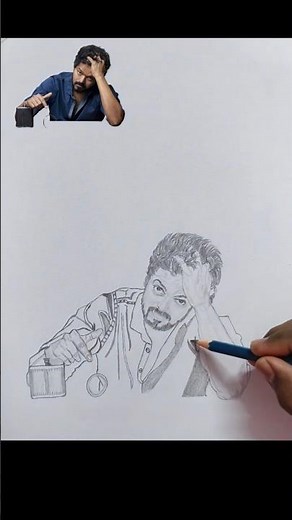 Thalapathy Master Vijay Drawing #thalapathyvijay #art