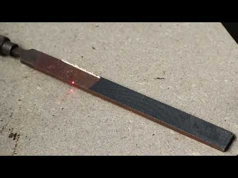 Laser cleaning rust