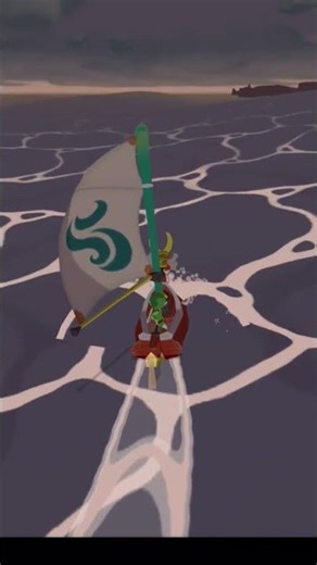 Sailing boat in The Legend of Zelda The Wind Waker