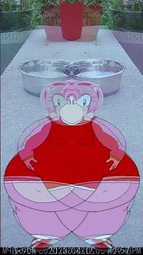 Fat Amy Rose Visits! #Shorts 💋