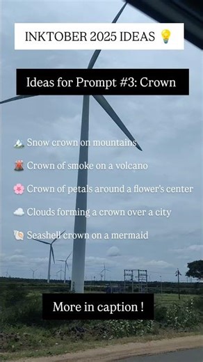 Inktober 2025 Ideas - Prompt 3: Crown 👑