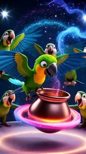 Tota Ka Jadu Matka #YouTube #cartoon short video AI#