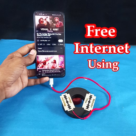 How to Make Free Internet Wi-Fi Using Blade - 100% | Rana Craft