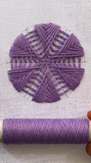 SahinaArts on Instagram: "Unique hand embroidery pattern using sewing thread"