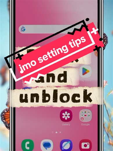 How to Unblock Settings in Imo