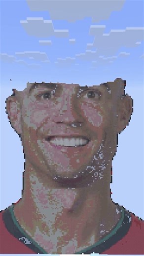 Minecraft RONALDO Challenge! 😯#shorts #minecraft