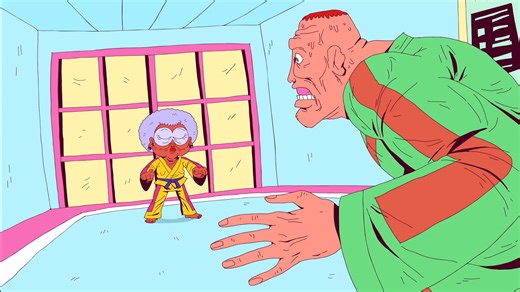 逐帧动画设计赏析_CCXP 24 - To Take my grandma to karate by Dirty Work