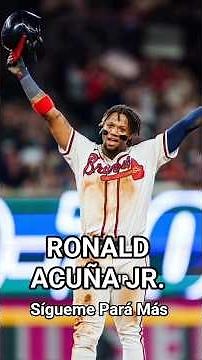 RONALD ACUÑA JR. THE STORY OF THE VENEZUELAN MAJOR LEAGUE PLAYER