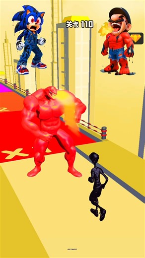 HELP! GIANT RED MARIO PUMMEL VENOM SONIC & SONIC STAGGER! 😰🤯 VEM 3D #SonicTheHedgehog #Sonic #Shorts