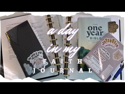 Faith Journal With Me | Daily Devotional + Bible Reading | Simple & Intentional