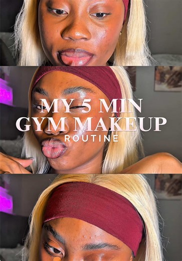 5-Minute Makeup Routine for Gym Motivation
