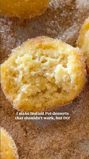 Instant Pot Donut Holes (No Frying, No Oven!)