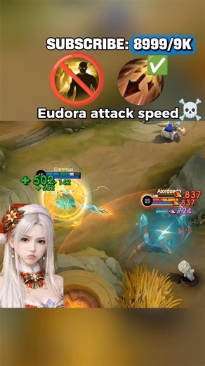 Eudora ADC vs Melissa, best 1v1 #mobilelegends #mlbbshorts #mlbbcreatorcamp #mlbb #eudoramlbb