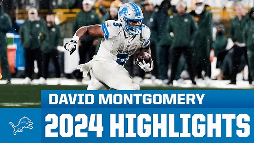 105K views · 1.4K reactions | Watch highlights from Detroit Lions running back David Montgomery during his 2024 season  | Detroit Lions | Facebook