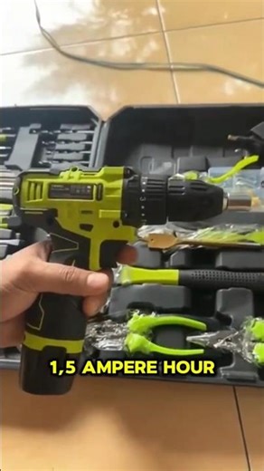 ZPER Tool Box Large Battery Drill Machine Toolkit Complete Construction Tool Set Tool Box 628939