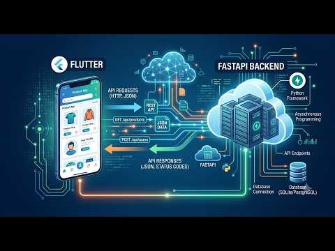Build & Deploy a Full-Stack App: Flutter, FastAPI, PostgreSQL & Render (Step-by-Step)