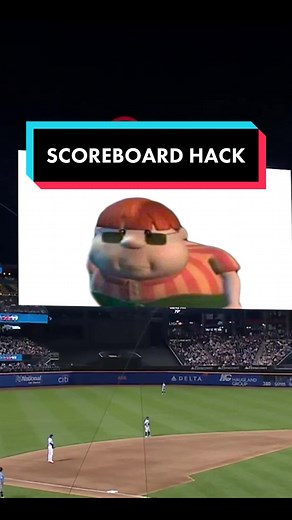 jimmy’s mahm ain’t gonna like this #baseball #sports #funny #scoreboard