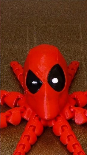 3D printed Deadpool Octopus