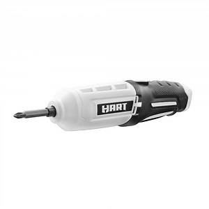 HART 4-Volt Rechargeable Screwdriver with Philips and Slotted Bit