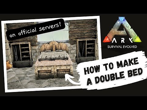 Double Bed Build Guide! XBOX Official! ARK Survival Evolved!