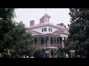 Haunted Mansion Disneyland rare 1973 live recording synced to pictures of the ride