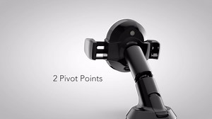 Scosche MGQWDEX2-XTET MagicGrip Wireless Charging Extendo Windshield / Dashboard Phone Mount for Car with Suction Cup, Black