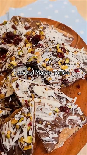 Loaded Matzo Toffee
