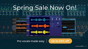 Synchro Arts Spring Sale: Up to 50% off VocAlign Ultra & Revoice Pro