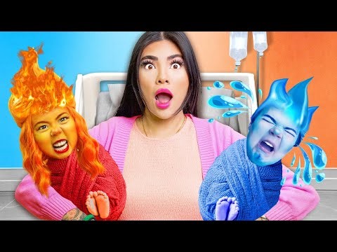 Fire Vs Water Parenting Hacks! Funny Elemental Situations & Amazing Ideas by Crafty Hacks