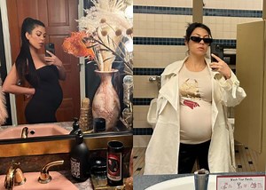 'At least she has her own kids': Kourtney shares baby bump photos
