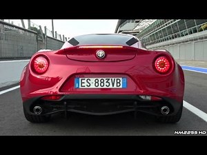 Alfa Romeo 4C SOUND - Start, Rev and Accelerations!