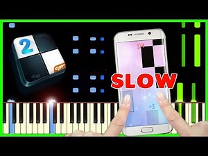 Bluestone Alley (Piano Tiles 2) Piano 50% Speed Tutorial + Sheet Music