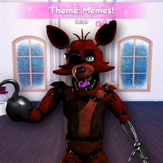 [ FNAF ] Dress to Impress MEMES 🤣 FNAF 2 Foxy #shorts