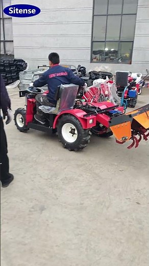 All Kinds of Small Tractors with Cultivators #rotarytiller #tractor #cultivator #tiller #minitractor