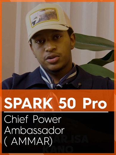The light can disappear. Your power shouldn’t. Meet Ammar Isa Kano, the Chief Power Ambassador. He’s been there before. But now, with the SPARK 50 Pro, he no longer has to put his life on hold, waiting for the light to come on. Power Without The Wait. #PowerWithoutTheWait #TECNOSPARK50Pro #NaijaSPARK50Pro #ChiefPowerAmbassador