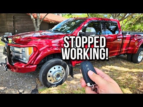 2017+ Super Duty: Truck Won't Remote Start After Battery Disconnected! How I fixed it!