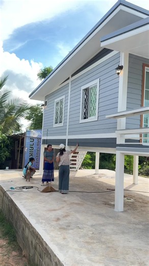 บ้านน็อคดาวน์สวยๆ by ครูน้ำค้าง | สร้างบ้านพร้อมห้องน้ำ ราคาถูก