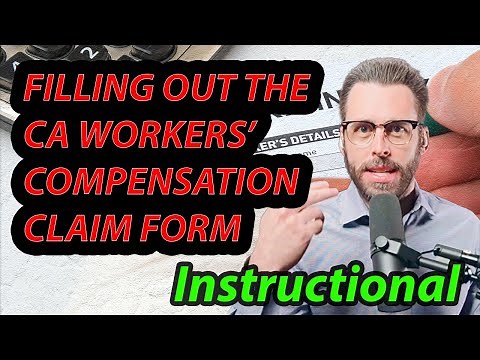 How To Locate and Fill Out The California Workers Compensation Claim Form Instructional Video