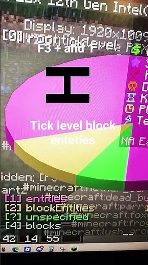 how to use pie chart #minecraft #shorts