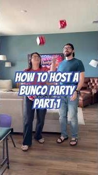 How to set up for a Bunco Party