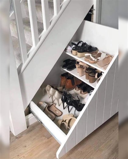 5K views · 24 reactions | Innovative ideas for interior stairs with inspiring aesthetic touches 朗 #Under-#stairs #decor #ideas | Salma Mohamd | Facebook