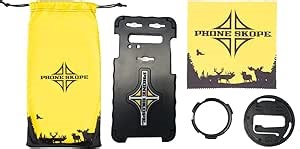 Phone Skope Complete Digiscoping Kit: Ideal Scope Camera for Hunting/Birding/Stargazing - Phone Scope Adapter Kit Includes Phone Scope Mount Case, Eyepiece Adapter, Lens Cloth - Fits Most Smartphones
