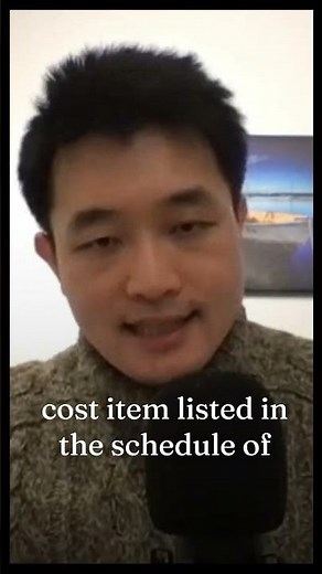 Understanding Schedule of Cost Components | NEC Few Minutes | Gordon Kwok