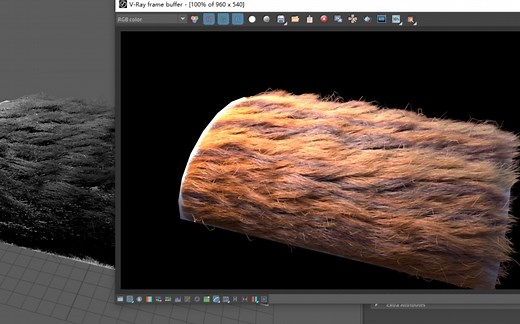 Maya xgen皮毛渲染