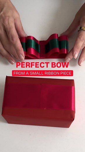 8.4K views · 423 reactions | PERFECT BOW FROM A SMALL RIBBON PIECE ...